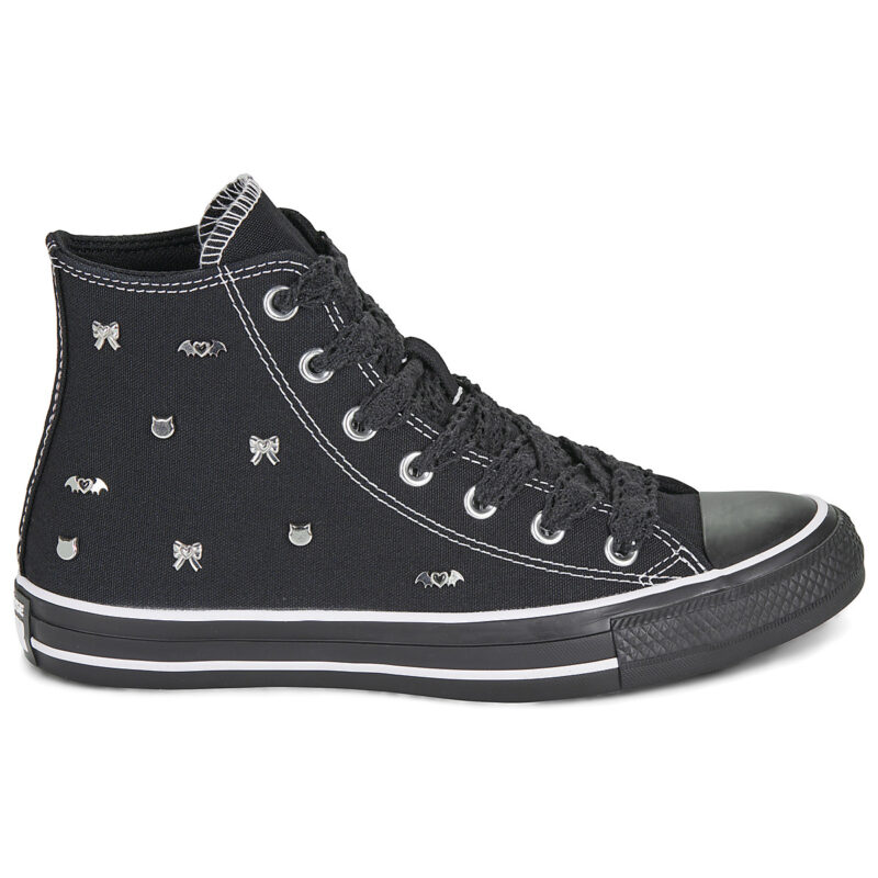 Converse Chuck Taylor All Star Nero Sneakers alte Donna - 2