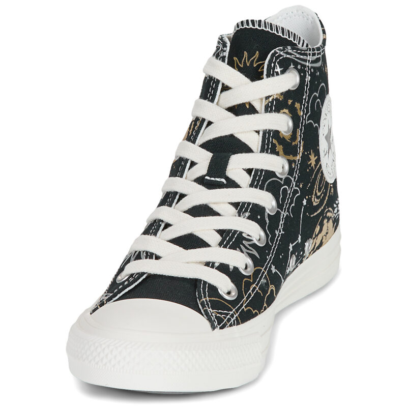 Converse Chuck Taylor All Star Nero Sneakers alte Donna - 3