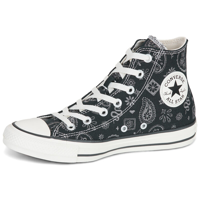 Converse Chuck Taylor All Star Nero Sneakers alte Donna - 4