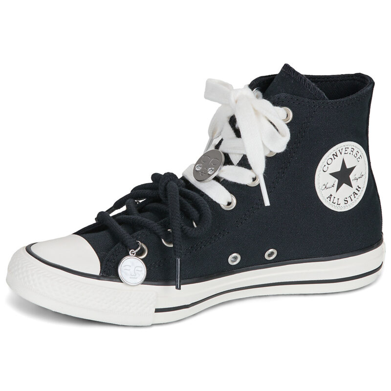 Converse Chuck Taylor All Star Nero Sneakers alte Donna - 4