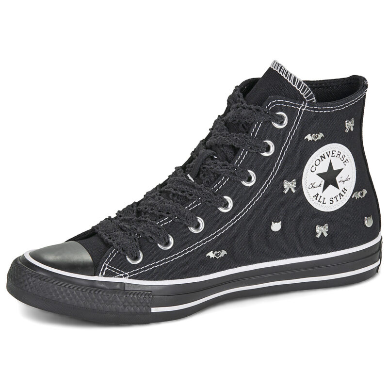 Converse Chuck Taylor All Star Nero Sneakers alte Donna - 4