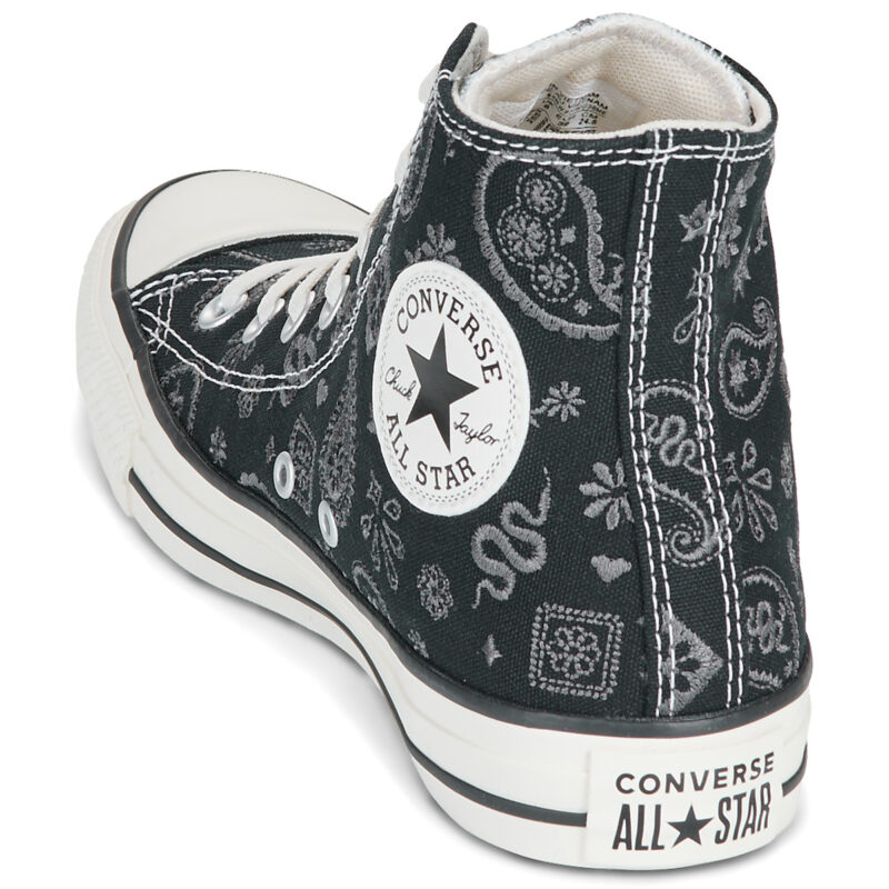 Converse Chuck Taylor All Star Nero Sneakers alte Donna - 5