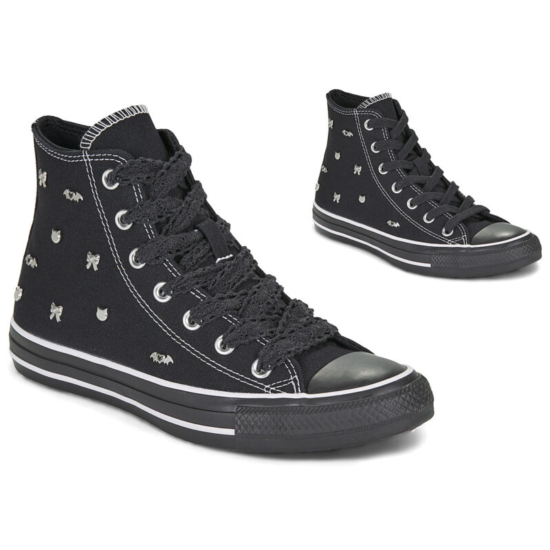 Converse Chuck Taylor All Star Nero Sneakers alte Donna - 1