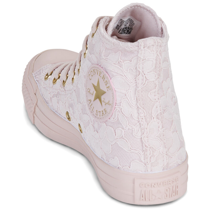 Converse Chuck Taylor All Star Rosa Sneakers alte Donna - 5