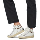 Crime London RECUT HIGH Bianco Sneakers alte Donna - 8
