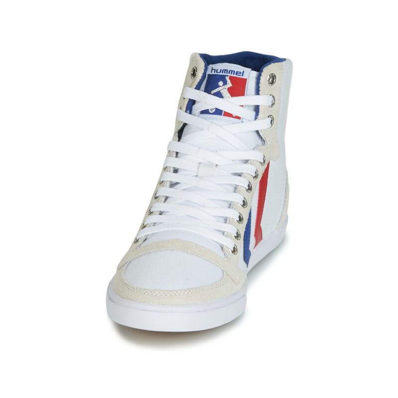 hummel TEN STAR HIGH CANVAS Bianco Sneakers alte Donna - 3