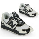 New Balance 574 Schwarz Niedrige Sneakers Damen - 1