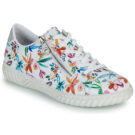 Rieker - Blanc Baskets bas femme - 1
