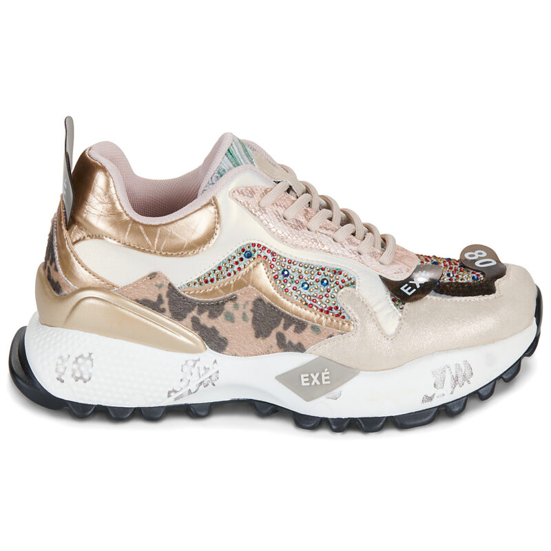 Exé Shoes D190608-13C Beige Sneakers basse Donna - 2