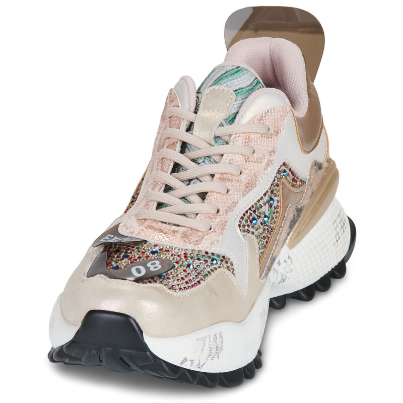 Exé Shoes D190608-13C Beige Sneakers basse Donna - 3