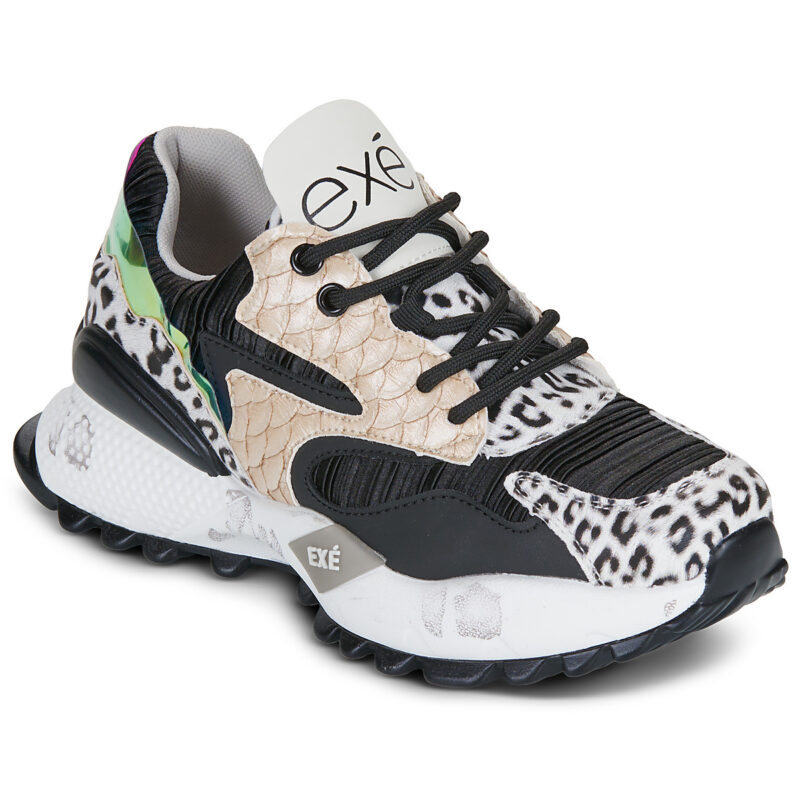 Exé Shoes D190608-17-SNAKE-BLACK Nero Sneakers basse Donna - 1