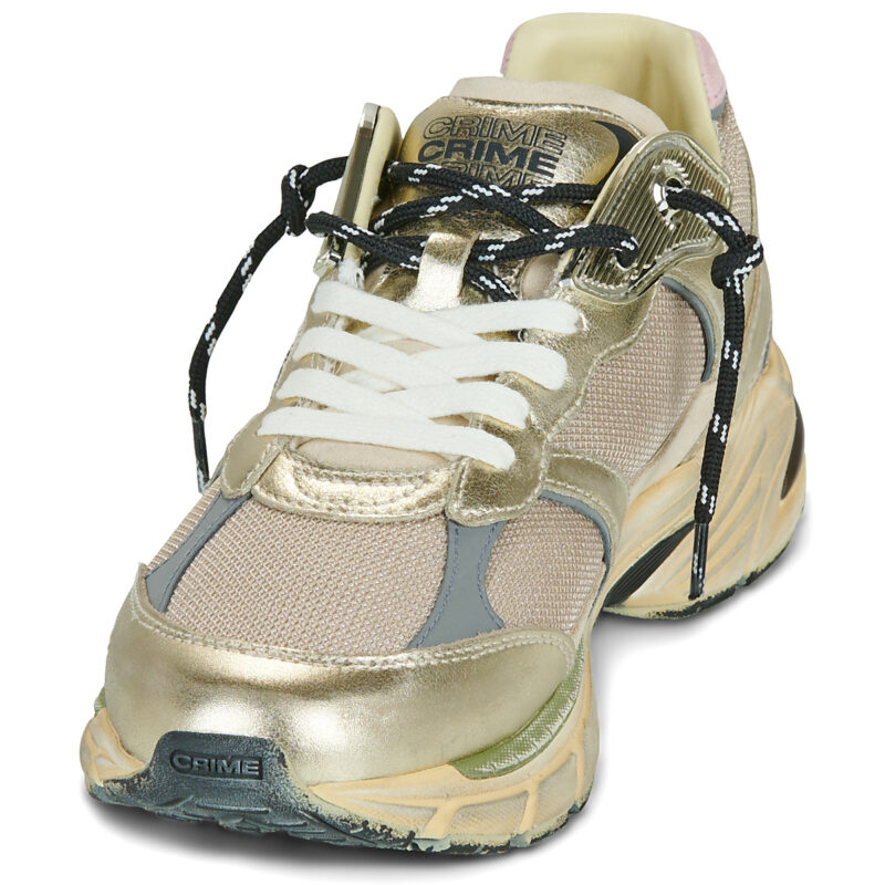 Crime London FUGITIVE 9094 Oro Sneakers basse Donna - 3