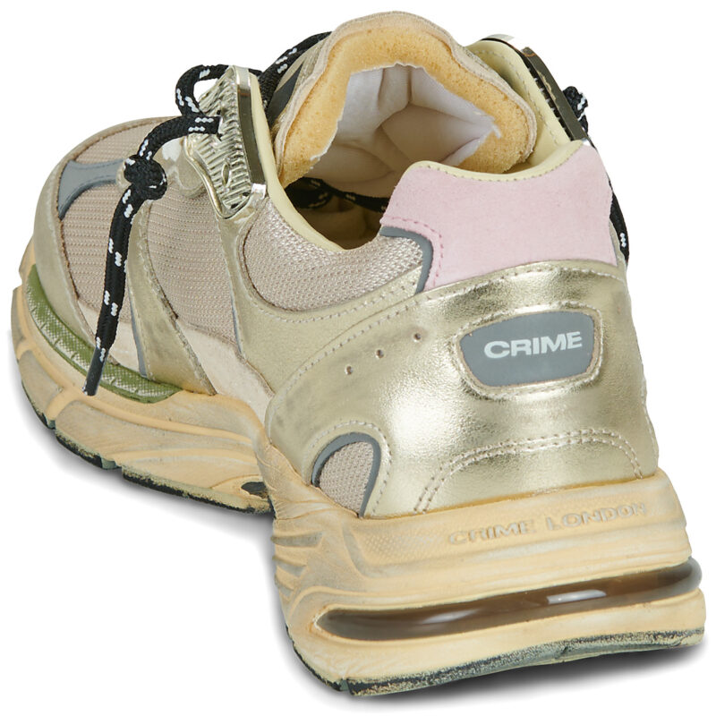 Crime London FUGITIVE 9094 Oro Sneakers basse Donna - 5
