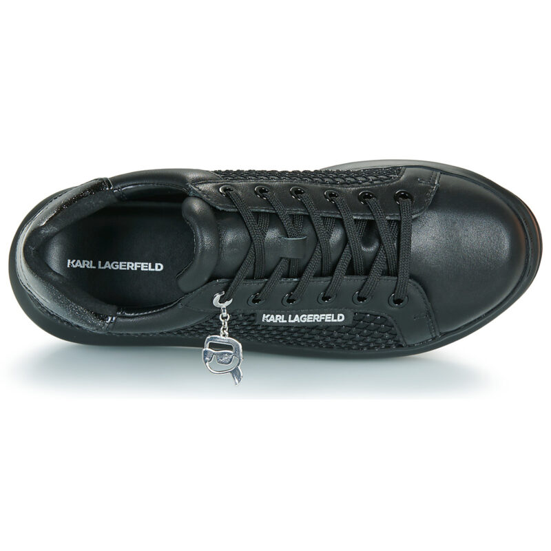 Karl Lagerfeld KAPRI Gemstone Net Charm Nero Sneakers basse Donna - 6