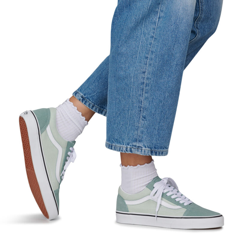 Vans Old Skool Verde Sneakers basse Donna - 8