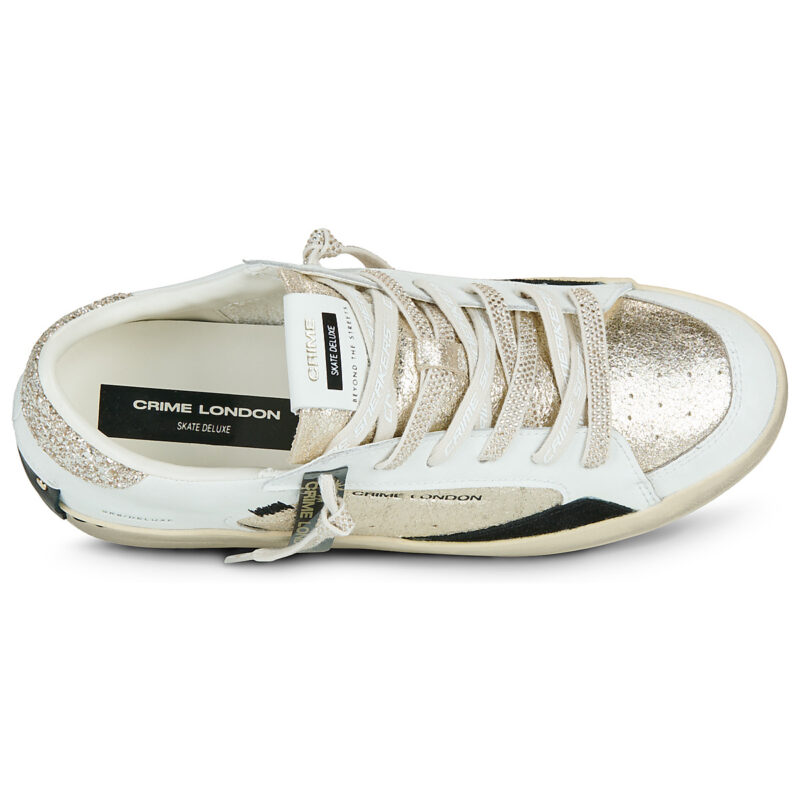 Crime London SKATE Bianco Sneakers basse Donna - 6
