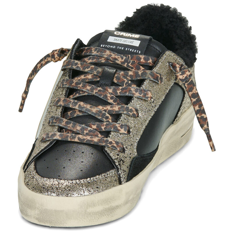 Crime London SKATE WEDGE Nero Sneakers basse Donna - 3