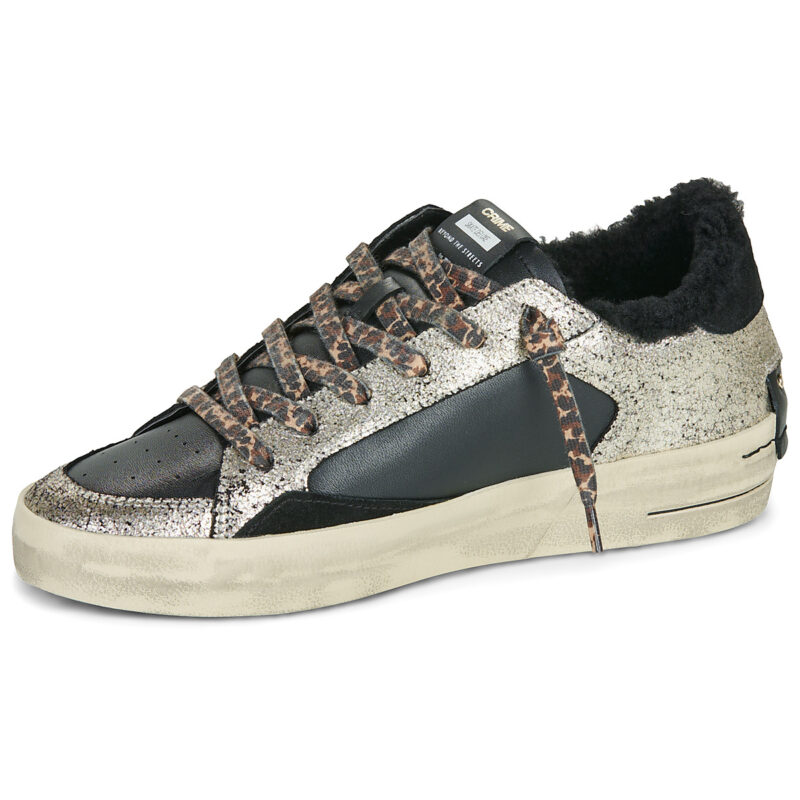 Crime London SKATE WEDGE Nero Sneakers basse Donna - 4