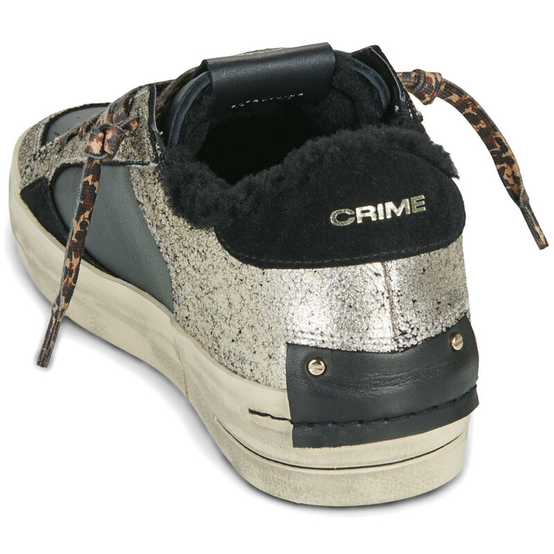 Crime London SKATE WEDGE Nero Sneakers basse Donna - 5