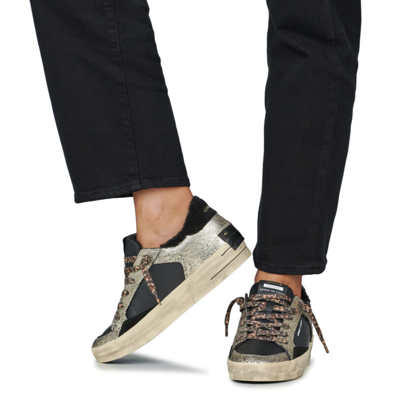 Crime London SKATE WEDGE Nero Sneakers basse Donna - 8