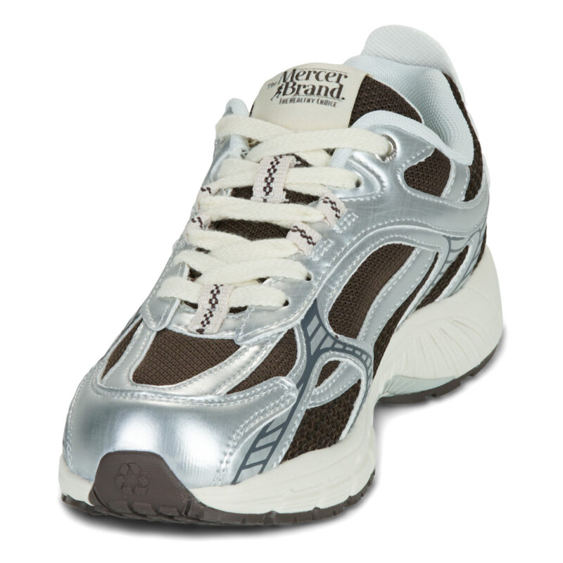 The Mercer Brand The Re-Run Twin Mesh Argento Sneakers basse Donna - 3