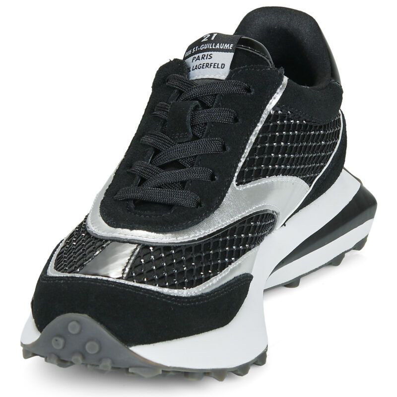 Karl Lagerfeld ZONE NFT Gemstone Mesh Mix Nero Sneakers basse Donna - 3