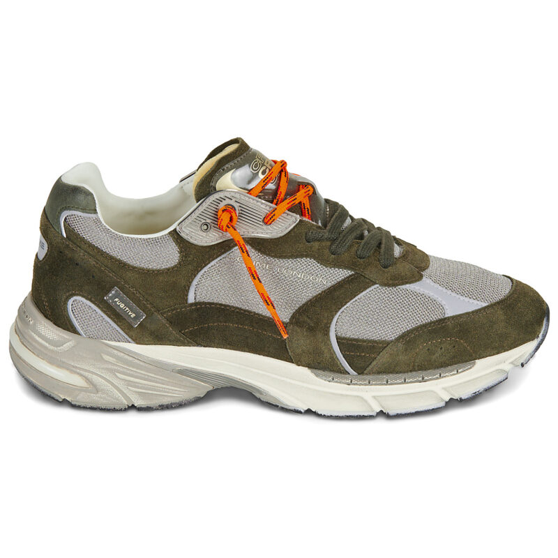 Crime London FUGITIVE Kaki Sneakers Uomo - 2