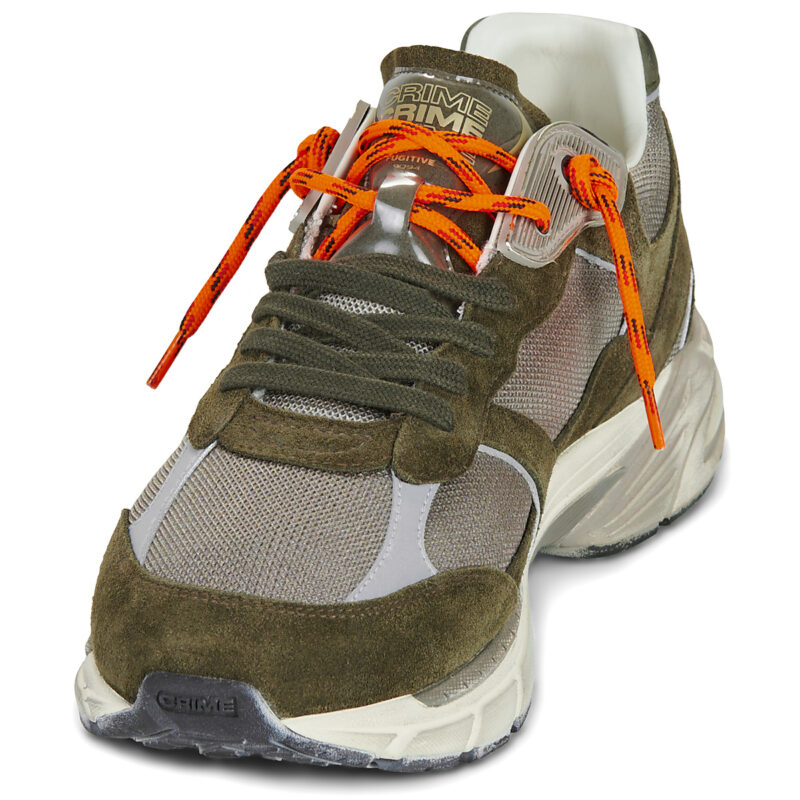 Crime London FUGITIVE Kaki Sneakers Uomo - 3