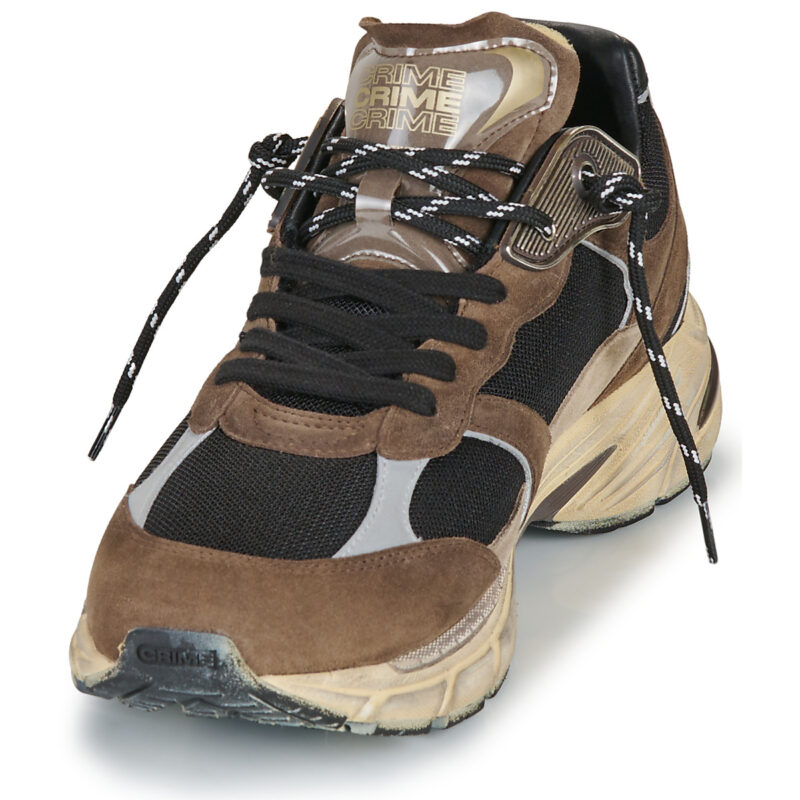 Crime London FUGITIVE Marrone Sneakers Uomo - 3