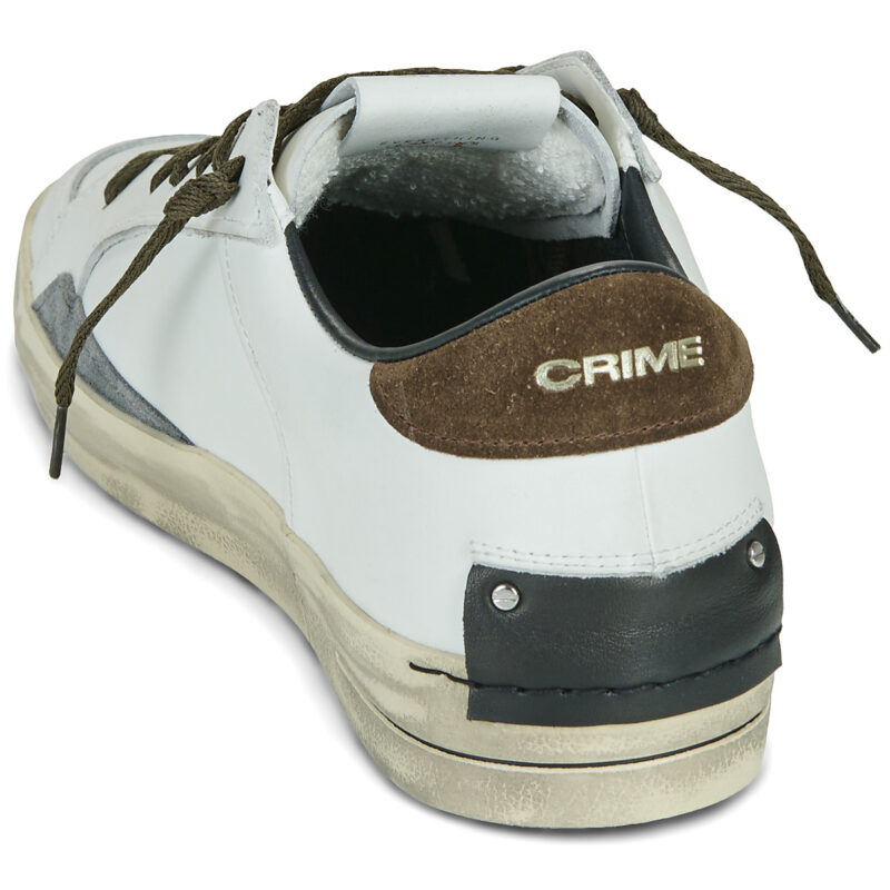 Crime London SKATE Bianco Sneakers Uomo - 5