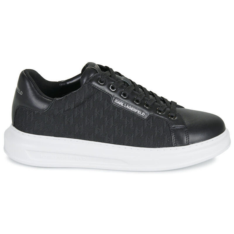 Karl Lagerfeld KAPRI MENS Woven Monogram Lo Lace Nero Sneakers Herren - 2