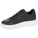Karl Lagerfeld KAPRI MENS Woven Monogram Lo Lace Schwarz Sneakers Herren - 4