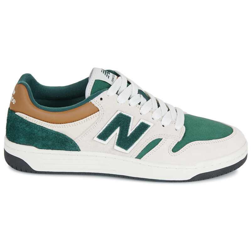 New Balance 480 Beige Verde Sneakers Uomo - 2