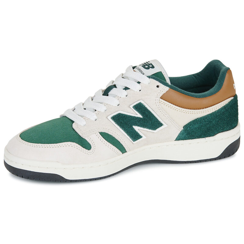 New Balance 480 Beige Verde Sneakers Uomo - 4