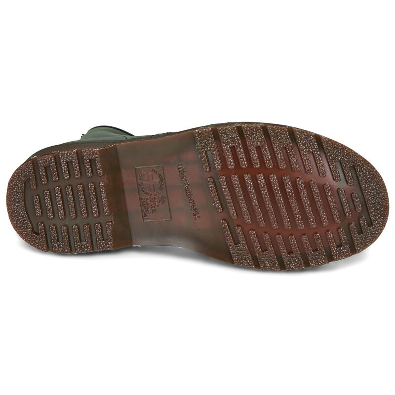 Dr. Martens 1460 GREEN CRAZY HORSE Verde Stivaletti Donna - 7