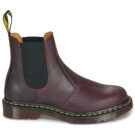 Dr. Martens 2976 YS CHERRY RED CRAZY HORSE Bordeaux Stivaletti Donna - 2