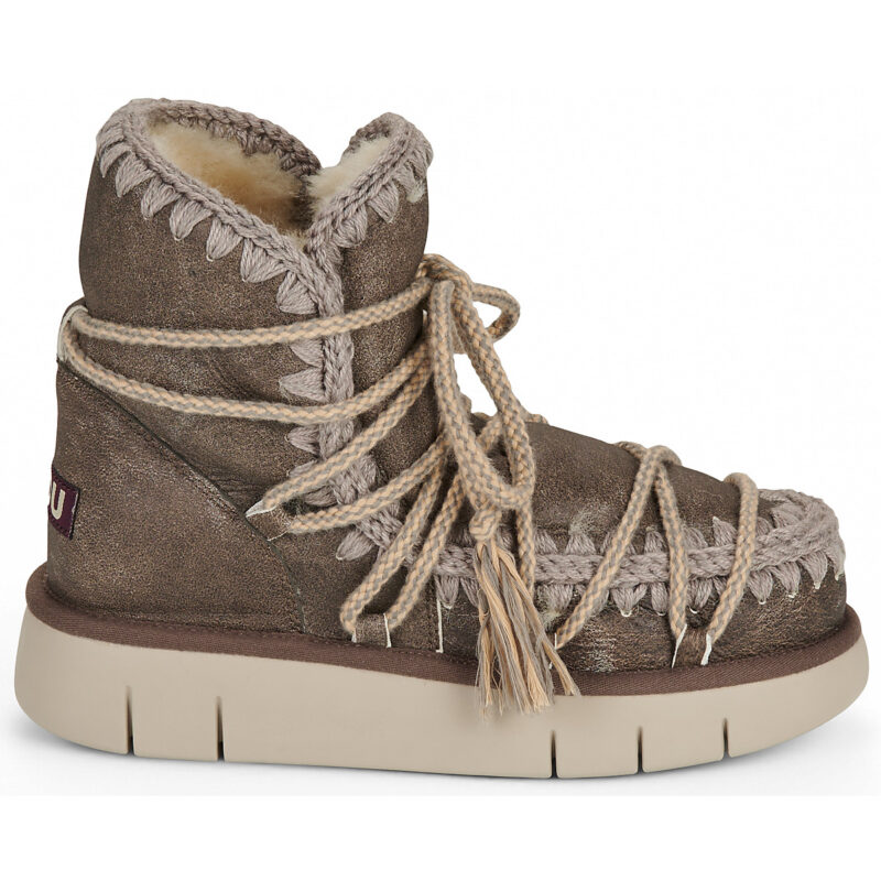 Mou BOUNCE BOOT SCOUBIDOU LACE SPECIAL LEATHER Marrone Stivaletti Donna - 2