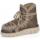 Mou BOUNCE BOOT SCOUBIDOU LACE SPECIAL LEATHER Marrone Stivaletti Donna - 4