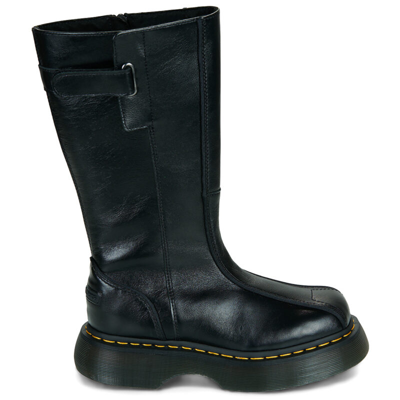 Dr. Martens BUZZ HIGH BOOT BLACK MILLED GLOSS Nero Stivaletti Donna - 2