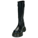 Dr. Martens BUZZ HIGH BOOT BLACK MILLED GLOSS Nero Stivaletti Donna - 3
