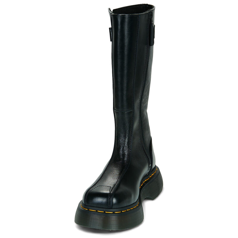 Dr. Martens BUZZ HIGH BOOT BLACK MILLED GLOSS Nero Stivaletti Donna - 3