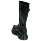 Dr. Martens BUZZ HIGH BOOT BLACK MILLED GLOSS Nero Stivaletti Donna - 5