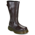 Dr. Martens BUZZ HIGH BOOT DARK BROWN MILLED GLOSS Marrone Stivaletti Donna - 1