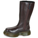 Dr. Martens BUZZ HIGH BOOT DARK BROWN MILLED GLOSS Marrone Stivaletti Donna - 4