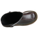 Dr. Martens BUZZ HIGH BOOT DARK BROWN MILLED GLOSS Marrone Stivaletti Donna - 6