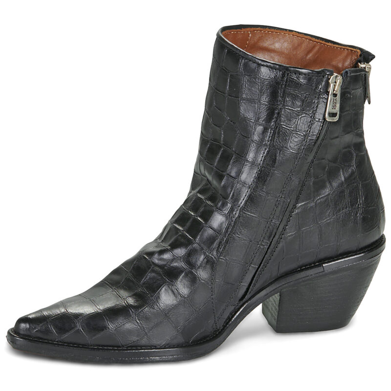 Airstep / A.S.98 COUNTRY CROCO Nero Stivaletti Donna - 4