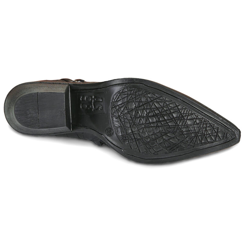 Airstep / A.S.98 COUNTRY CROCO Nero Stivaletti Donna - 7