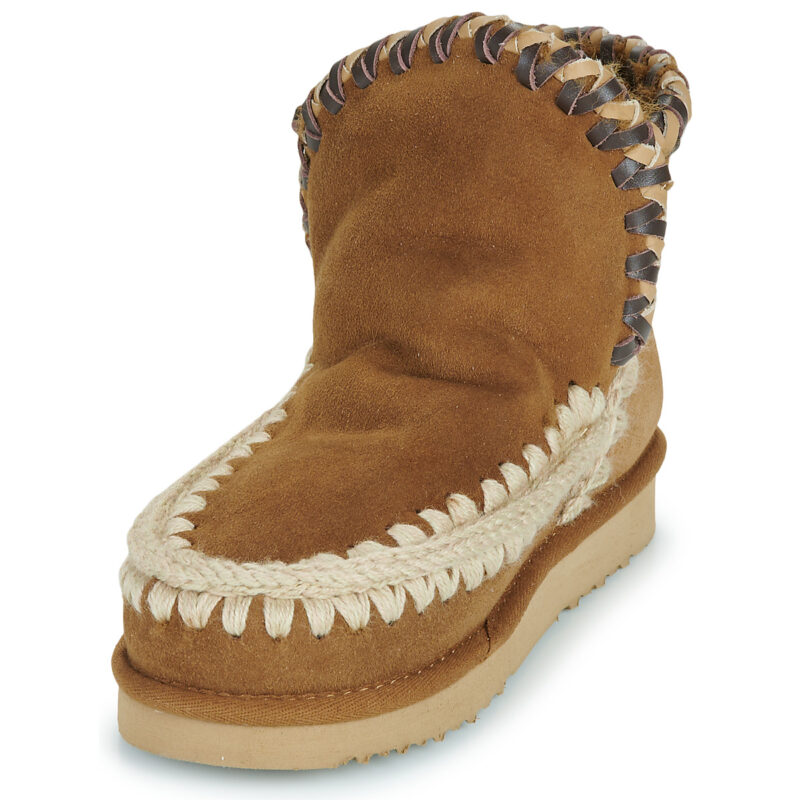 Mou ESKIMO 18 LEATHER OVERSTITCHING Marrone Stivaletti Donna - 3