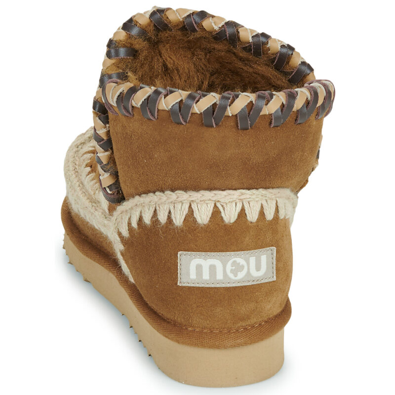 Mou ESKIMO 18 LEATHER OVERSTITCHING Marrone Stivaletti Donna - 5