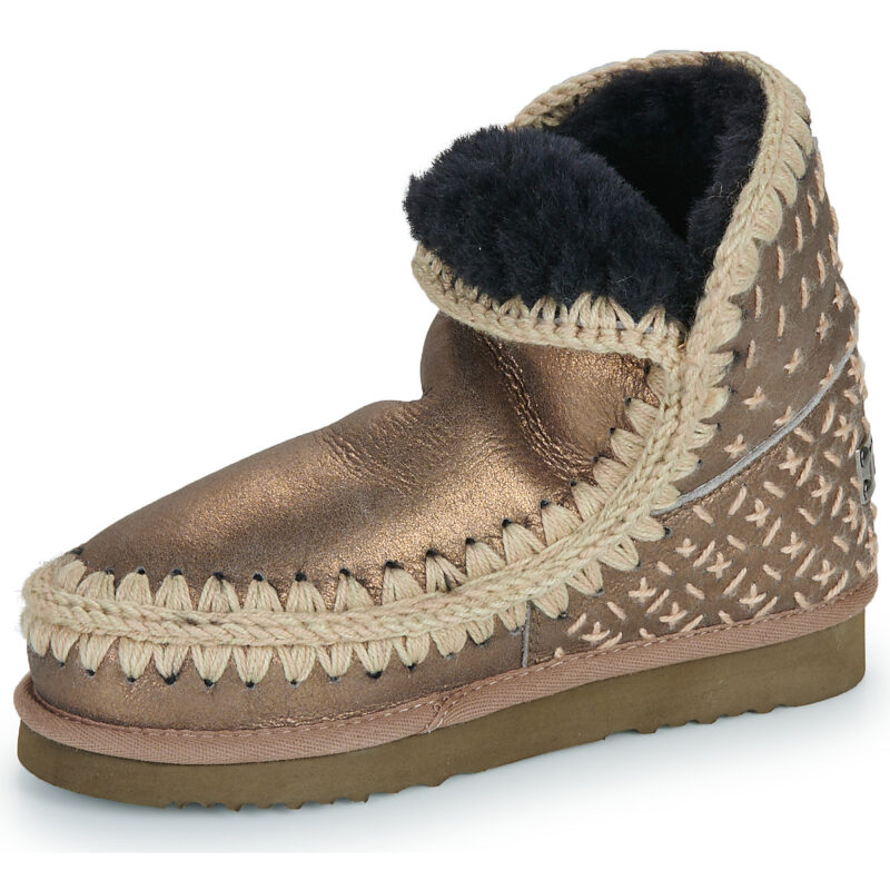 Mou ESKIMO 18 SASHIKO BACK PANEL Oro Stivaletti Donna - 4